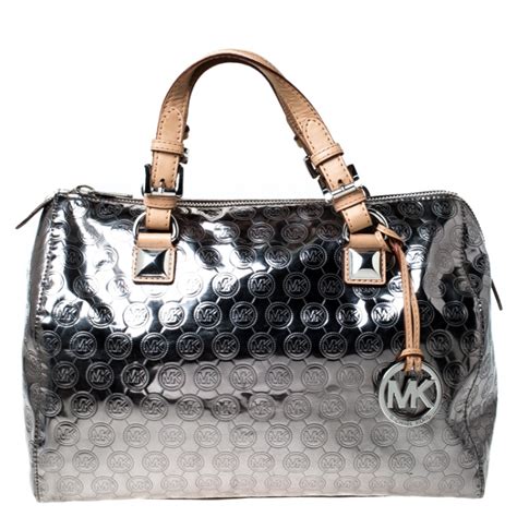 michael kors purses silver